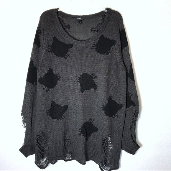 torrid | Sweaters | Torrid Distressed 